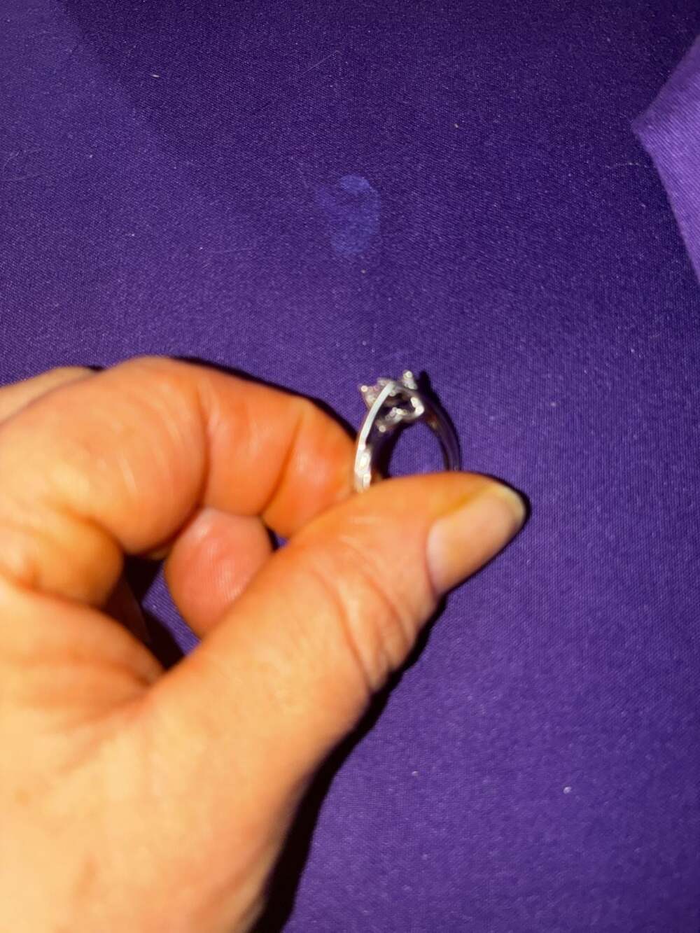 Mossianite Diamond Solitaire Engagement Ring in (R128) - Picture 2 of 8